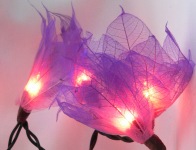 Purple Pink Liladee Lily Flower - fairy light string